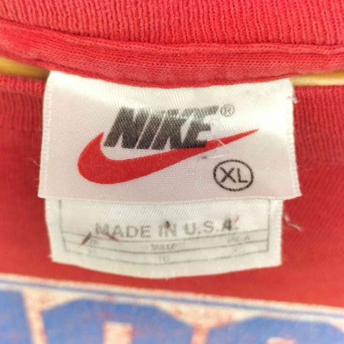ナイキ NIKE 90-00s 白タグ USA製 SUPV HOOP IT UP 3×3 バスケットボール スラング Tシャツ メンズ import:XL