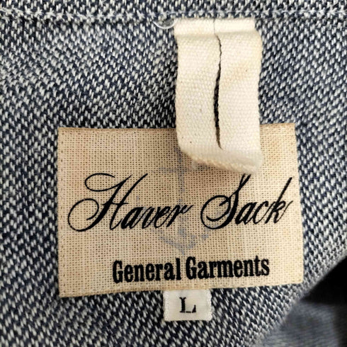 ハバーサック HAVERSACK リネン100% ショールカラージャケット メンズ import:L