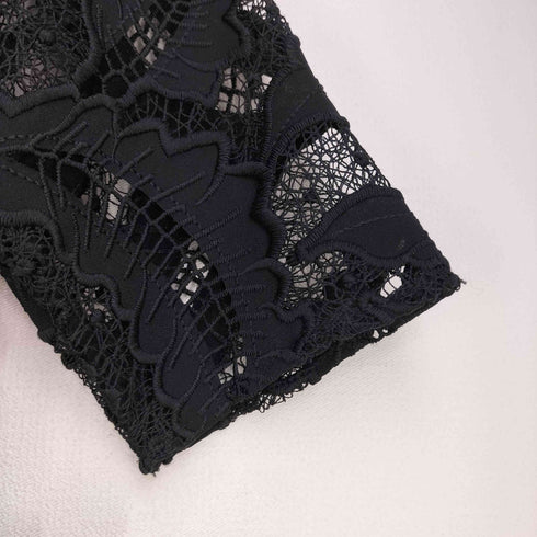 ラグナムーン LAGUNAMOON LADYリーフエンブロイダリーレースDRESS レディース JPN:M