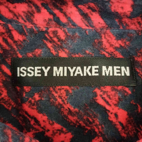 イッセイミヤケメン ISSEY MIYAKE MEN 総柄L/Sシャツ メンズ 1