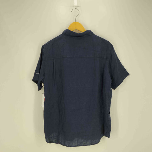 ザスモックショップ THE SMOCK SHOP 丸襟綿麻プルオーバーシャツ メンズ