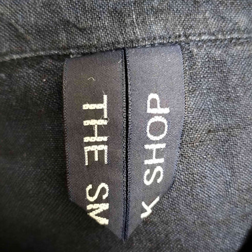 ザスモックショップ THE SMOCK SHOP 丸襟綿麻プルオーバーシャツ メンズ