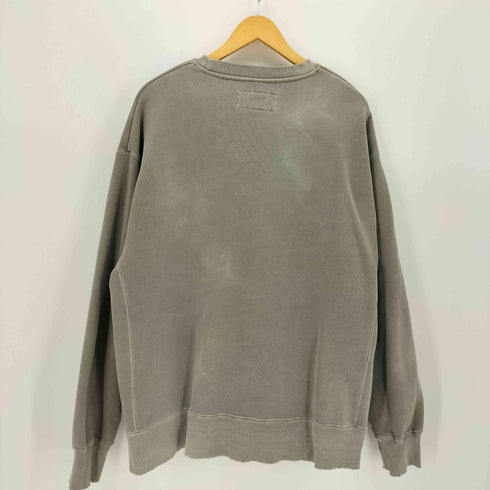 エムエフシーストア MFC STORE ダメージ加工 サイドポケット クルーネックスウェット メンズ import:XL