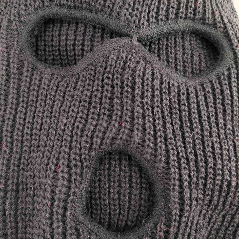 畦編み バラクラバ 目出し帽 casual メンズ