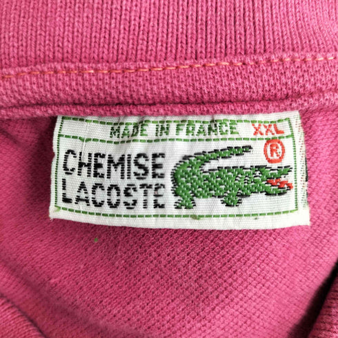 シュミーズラコステ CHEMISE LACOSTE 70-80S S/S ポロシャツ メンズ JPN:XXL
