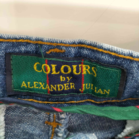 カラーズバイアレクサンダージュリアン COLOURS by ALEXANDER JULIAN USA製 バギーシルエット デニム メンズ W36/L32
