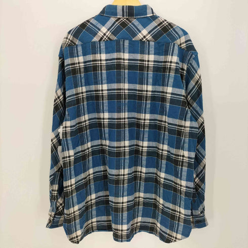 イグザンプル EXAMPLE ロゴ刺繍 マドラスチェック フランネル L/S シャツ メンズ JPN:XL