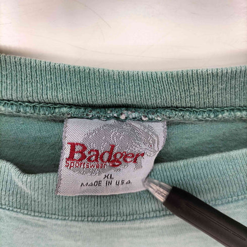 バジャー BADGER 90s USA製 Hussong's 両面プリント Tシャツ メンズ import:XL