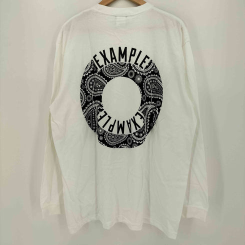 イグザンプル EXAMPLE PAISLEY ROUND LOGO L/S TEE メンズ JPN:XXL