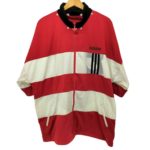 アディダス adidas 90-00s 2WAY ボーダーデザイン トラックジャケット メンズ import:L