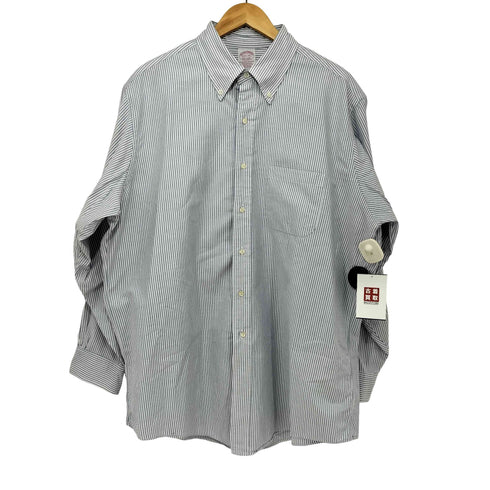ブルックスブラザーズ BROOKS BROTHERS ボタンダウン ストライプ シャツ メンズ 17 1/2 - 34