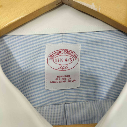 ブルックスブラザーズ 346 BROOKS BROTHERS ストライプ クレリック シャツ メンズ 17 1/2 - 4/5