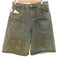 HELITON-LIGHT jeans フロント ポケット ウォッシュ加工 ダメージデザイン デニム ショーツ レディース JPN:XL