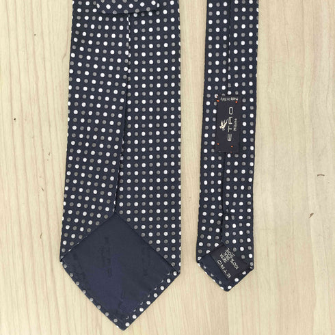 エトロ ETRO ドット柄シルクネクタイ メンズ