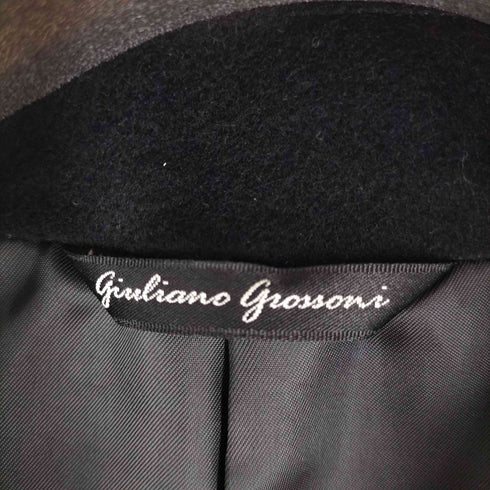 GIULIANO GROSSONI cashmere100% ステンカラーコート メンズ 96