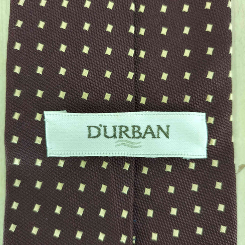 ダーバン DURBAN 総柄シルクネクタイ メンズ