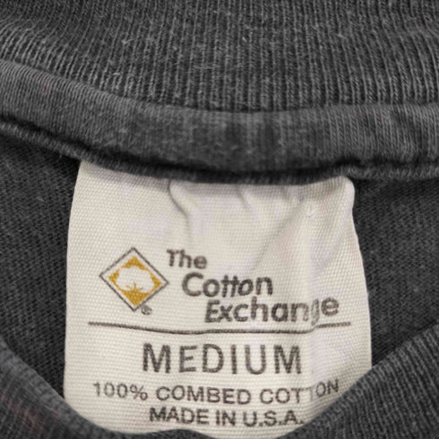 ザコットンエクスチェンジ THE COTTON EXCHANGE USA製 チームロゴ クルーネック Tシャツ メンズ import:M