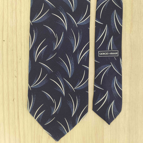ジョルジオアルマーニ Giorgio Armani 総柄シルクネクタイ メンズ