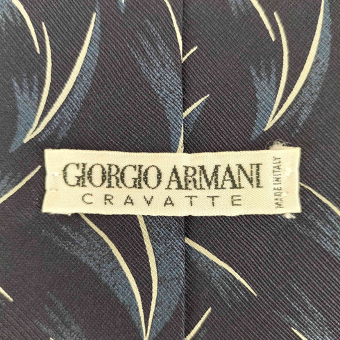 ジョルジオアルマーニ Giorgio Armani 総柄シルクネクタイ メンズ