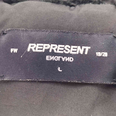 リプレゼント REPRESENT Faux Fur Zip Hoodie メンズ L