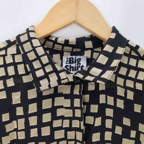 CAROLE TOMKINS THE BIG SHIRT USA製 総柄 L/S シャツ レディース US:0-2