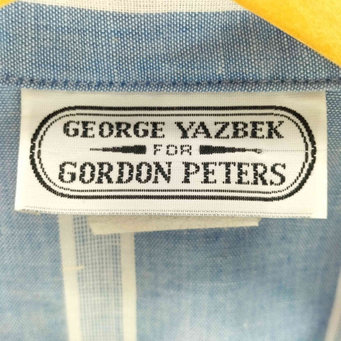 GEORGE YAZBEK FOR GORDON PETERS USA製 オープンカラーシャツ レディース