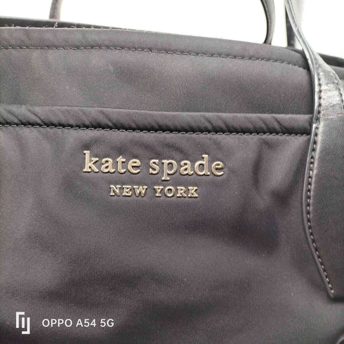 ケイトスペードニューヨーク kate spade NEW YORK ロゴプレート ナイロン トート バック レディース