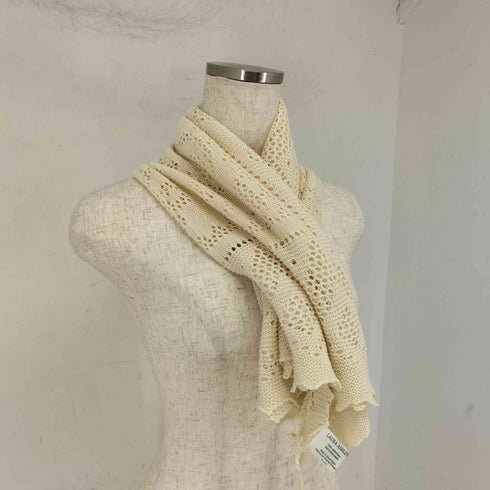 ローラアシュレイ LAURA ASHLEY 刺繍 レース編み ストール レディース