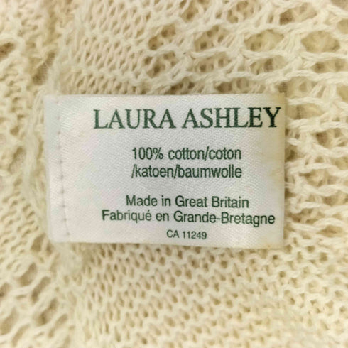ローラアシュレイ LAURA ASHLEY 刺繍 レース編み ストール レディース