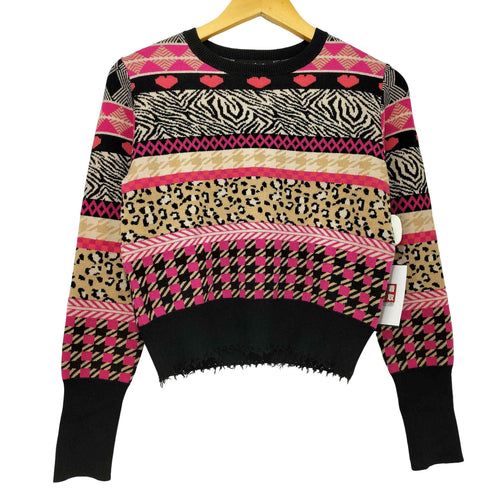 デシグアル Desigual プリントライン セーター レディース JPN:M