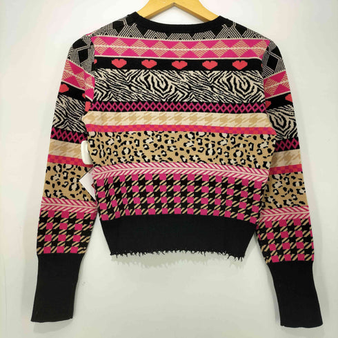 デシグアル Desigual プリントライン セーター レディース JPN:M