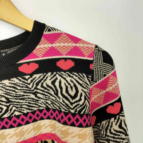 デシグアル Desigual プリントライン セーター レディース JPN:M