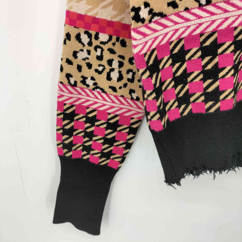 デシグアル Desigual プリントライン セーター レディース JPN:M