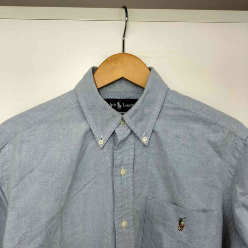 ラルフローレン RALPH LAUREN CLASSIC FIT ポニー刺繍 ボタンダウン オックスフォード シャツ メンズ import:M