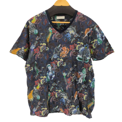 エトロ ETRO 花柄VネックS/Sカットソー メンズ import:XL