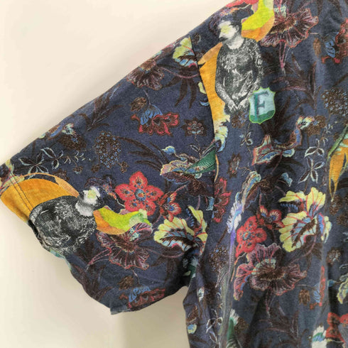 エトロ ETRO 花柄VネックS/Sカットソー メンズ import:XL
