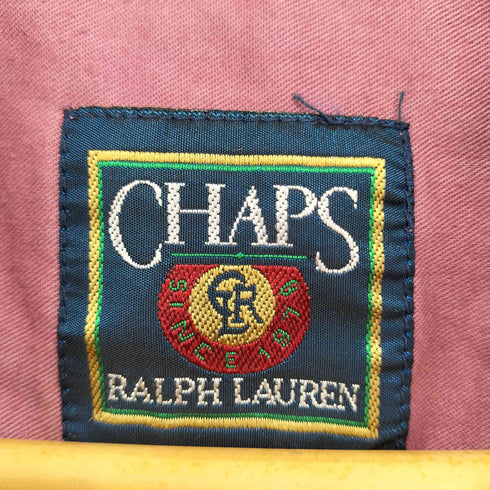 チャップスラルフローレン CHAPS RALPH LAUREN エンブレム刺繍 L/S ボタンダウンシャツ メンズ L