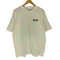 両面プリントクルーネックバンドTシャツ メンズ L