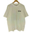 両面プリントクルーネックバンドTシャツ メンズ L