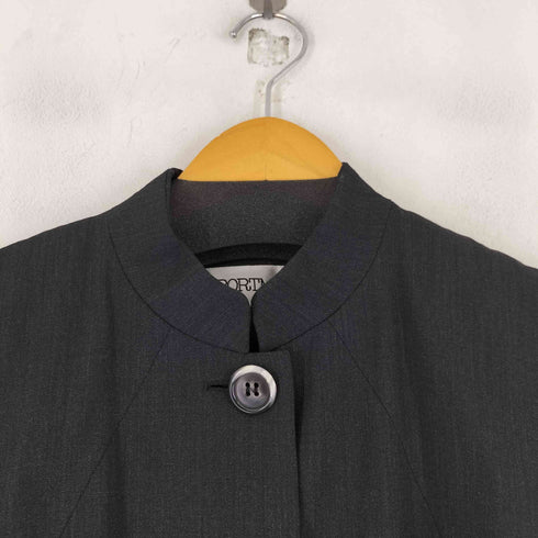 スポーツマックス SPORTMAX 3B ウール混 ノーカラージャケット レディース US:6