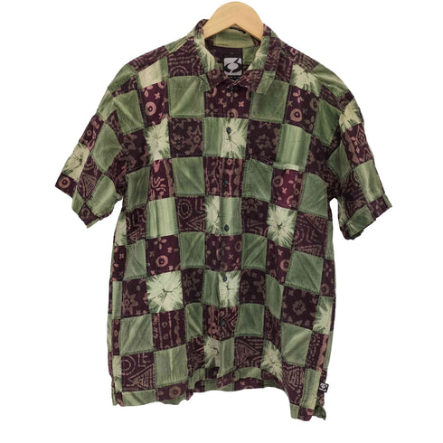 lost enterprises パッチワーク S/S シャツ メンズ L