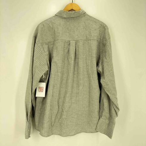 BLANK HOTEL Artistic Landscape Stripe Shirt / ランドスケープアートプリントストライプシャツ メンズ JPN:M