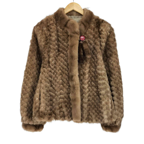 サガミンク SAGA MINK 銀サガ mink fur ミンクファー ファージャケット レディース FREE