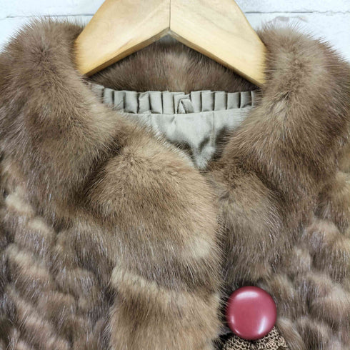 サガミンク SAGA MINK 銀サガ mink fur ミンクファー ファージャケット レディース FREE