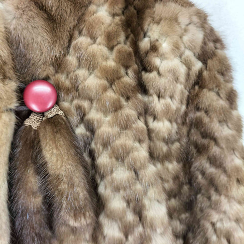 サガミンク SAGA MINK 銀サガ mink fur ミンクファー ファージャケット レディース FREE