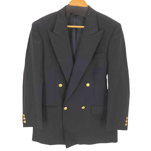 ダックス DAKS 紺ブレ 金ボタン ダブル メンズ 94