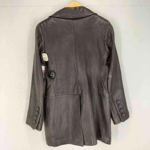 バナナリパブリック BANANA REPUBLIC 90-00S general leather 本革 ショートレザーコート レディース S