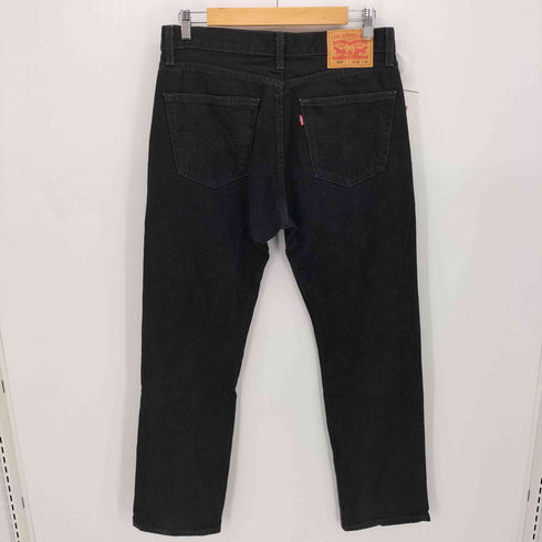 リーバイス Levis 505 レギュラーフィット ジーンズ ジップフライ ブラック デニム パンツ メンズ W33 L32