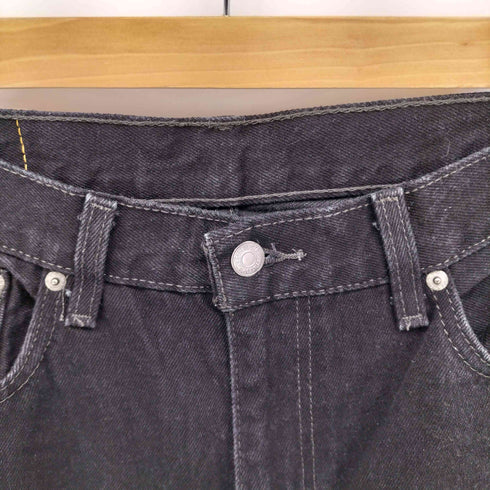 リーバイス Levis 505 レギュラーフィット ジーンズ ジップフライ ブラック デニム パンツ メンズ W33 L32