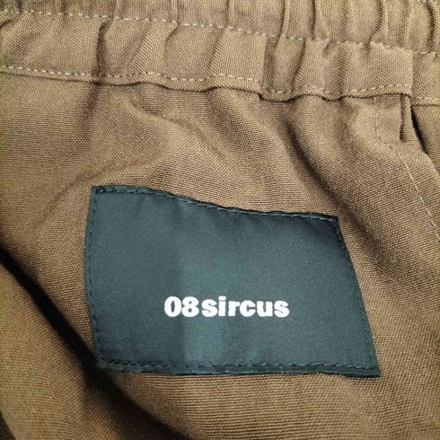 ゼロエイトサーカス 08sircus High count poplin pants メンズ 5